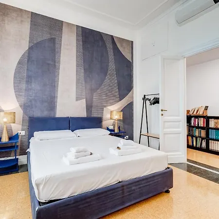 Bmga L Elegant Four-room Apt For 8 Guests In Prati Apartment *